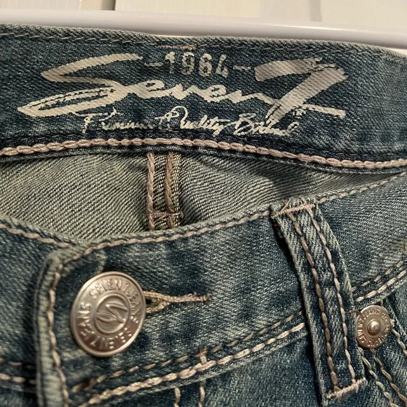 New Men’s Seven 7 Boot Cut Jeans Size 32x32 - Picture 11 of 16